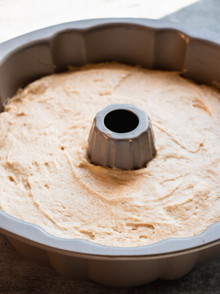 unbaked pound cake