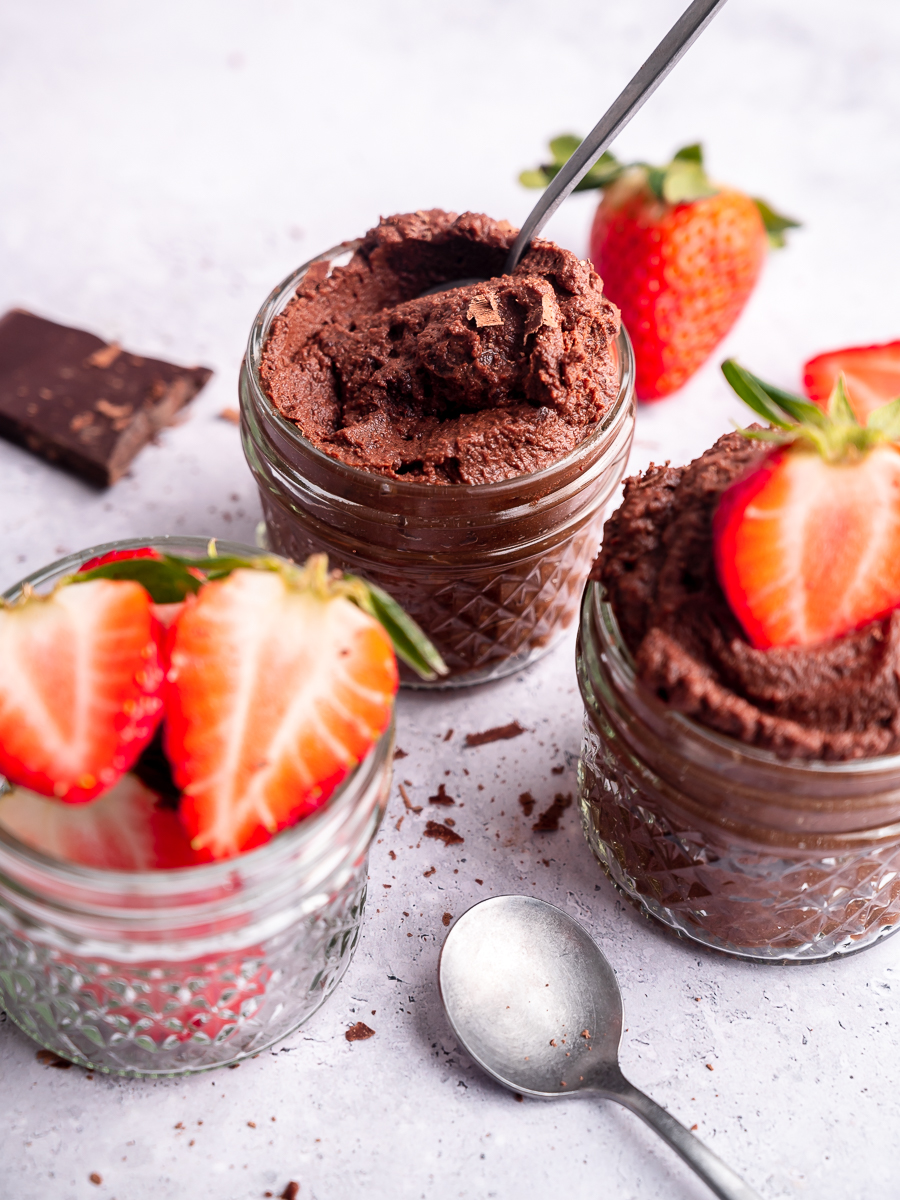 eggless chocolate mousse