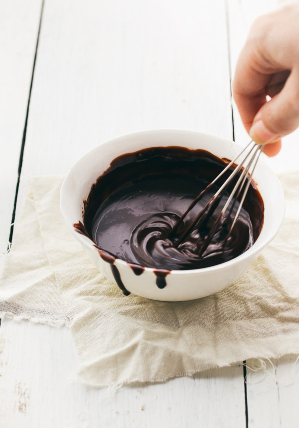 2-ingredient chocolate ganache - perfect as a filling or for glazing desserts such as cakes | rosechocolatier.com