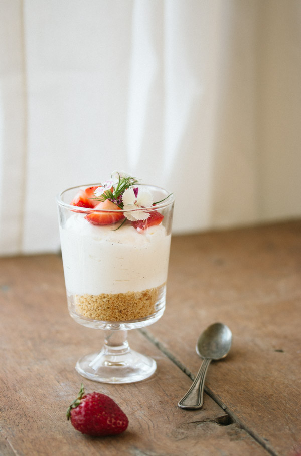 Individual No-Bake Cheesecake | rosechocolatier.com
