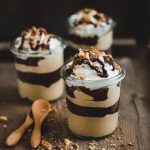 Chocolate and Peanut Putter Mousse Parfait #jar