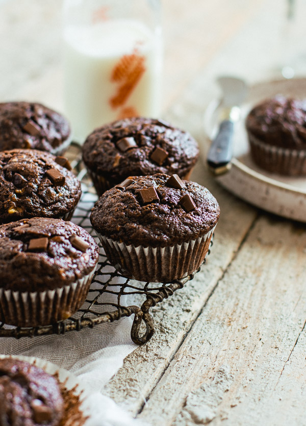 Chocolate Banana Muffins