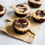 Fudgy brownie muffins swirled with a creamy cheesecake.