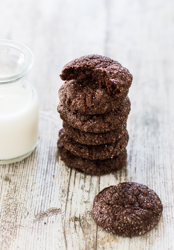 Super Fudgy Flourless Chocolate Cookies