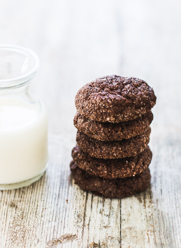 Super Fudgy Flourless Chocolate Cookies