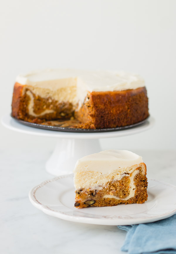 delicious carrot cake cheesecake 