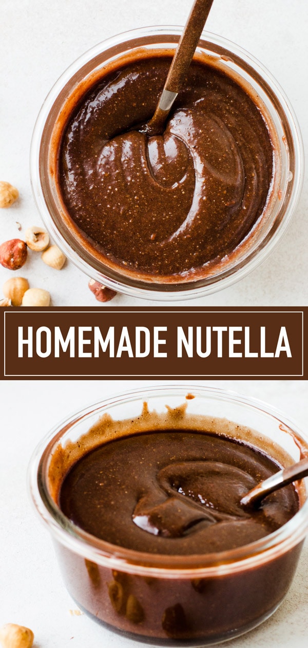 This is the best homemade Nutella recipe! It tastes unbelievable, and easy to make at home.