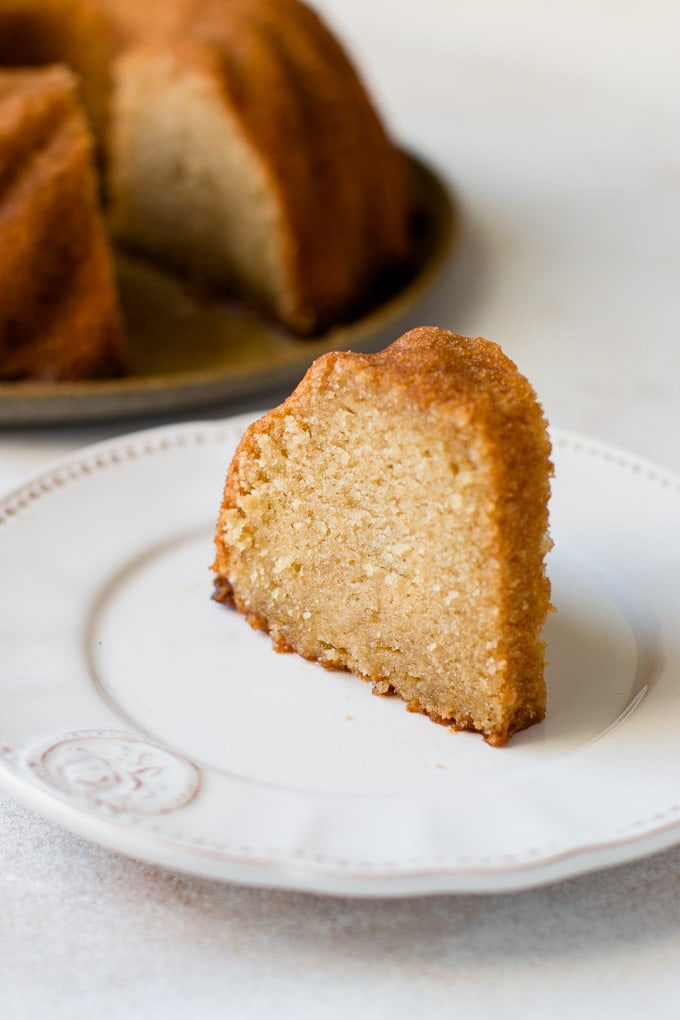 Rum Cake Slice