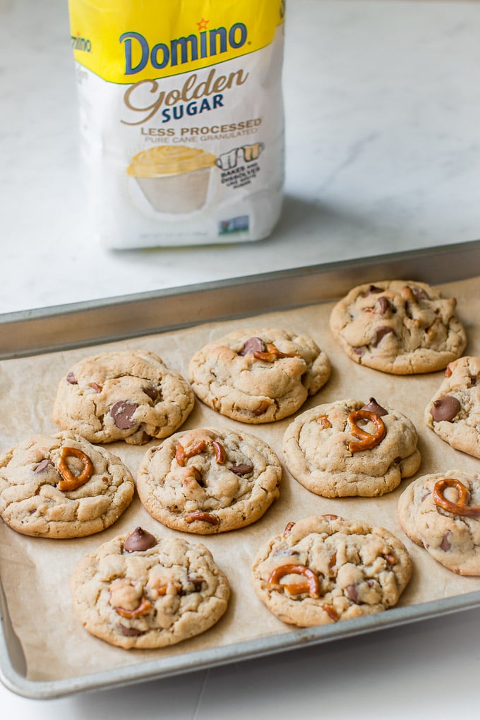 Peanut Butter Pretzel Milk Chocolate Cookies