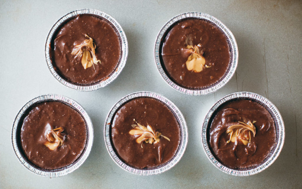 Chocolate Peanut Butter Lava Cake