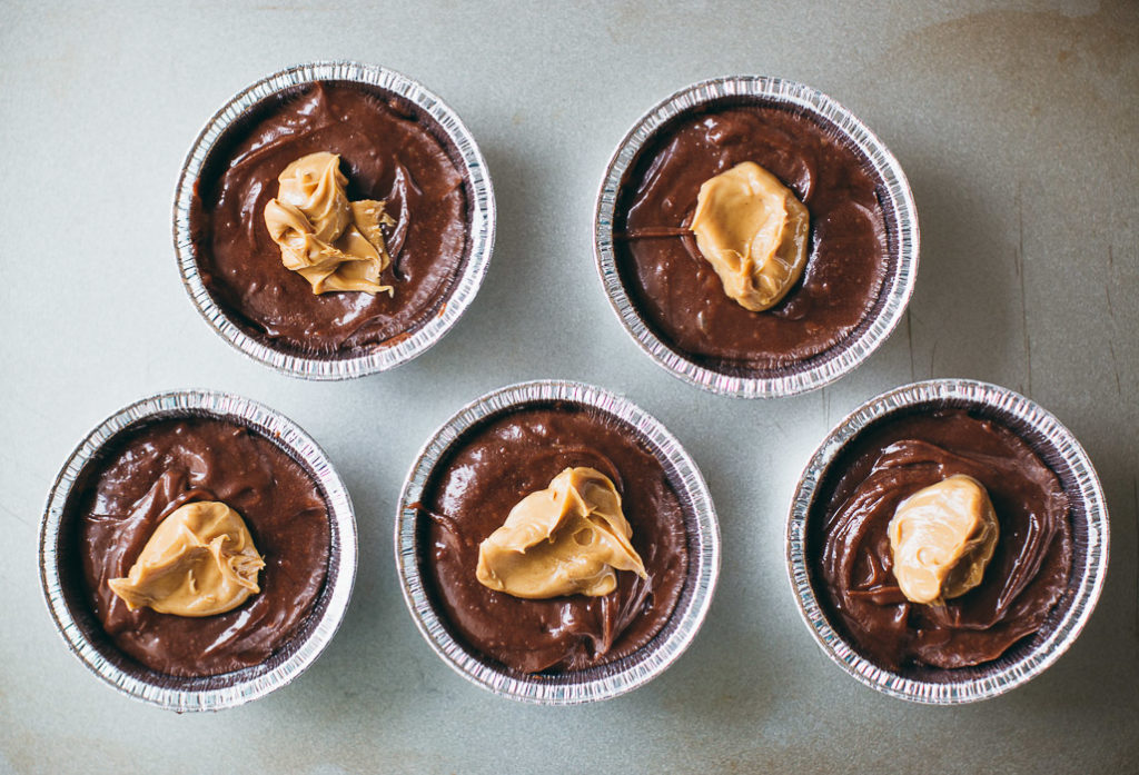 Chocolate Peanut Butter Lava Cake