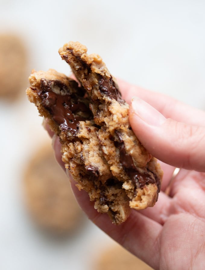 Peanut Butter Oatmeal Chocolate Chip Cookies