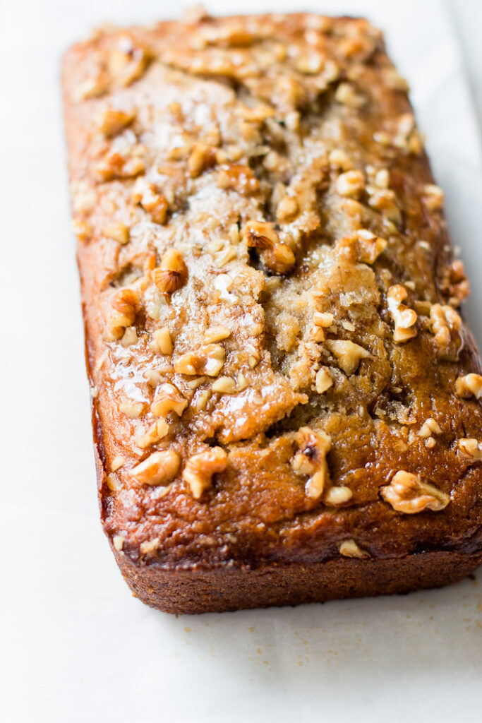 Maple Glazed Banana Bread