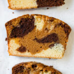 Chocolate, Dulce de Leche and Vanilla Marble Cake