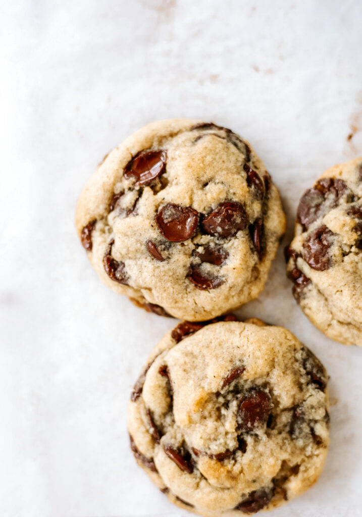 small batch chocolate chip cookies