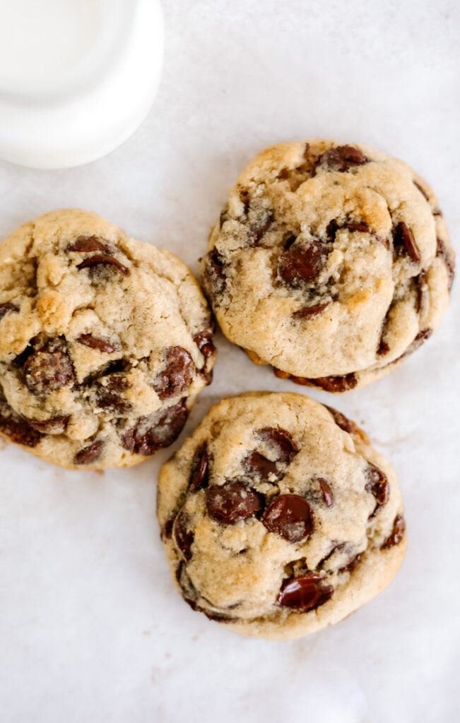 small batch chocolate chip cookies