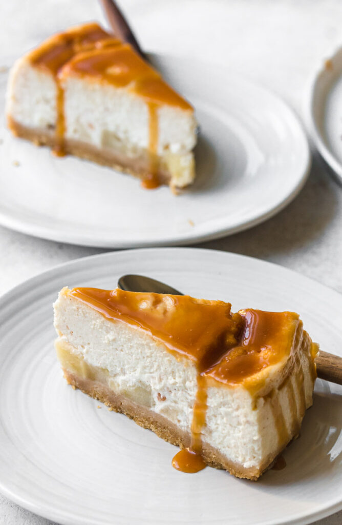 caramel apple cheesecake