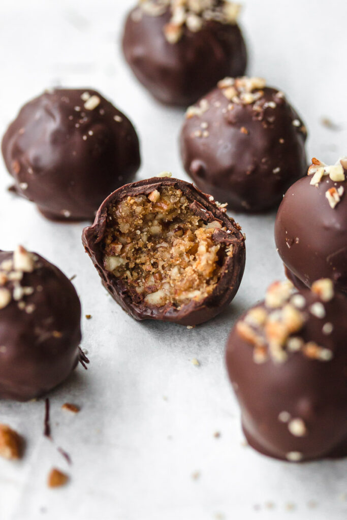 pecan pie truffles