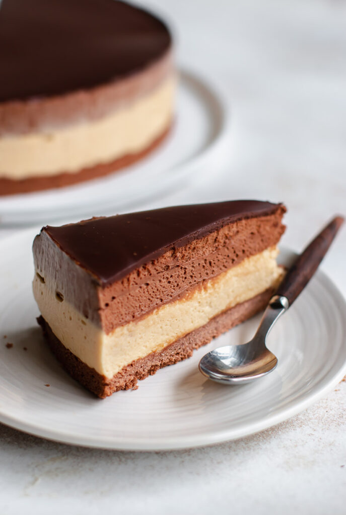 chocolate peanut butter mousse cake