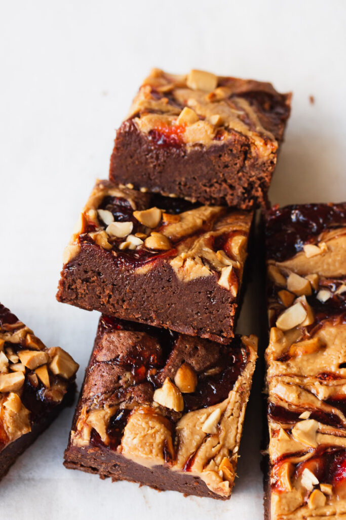 pb+j brownies