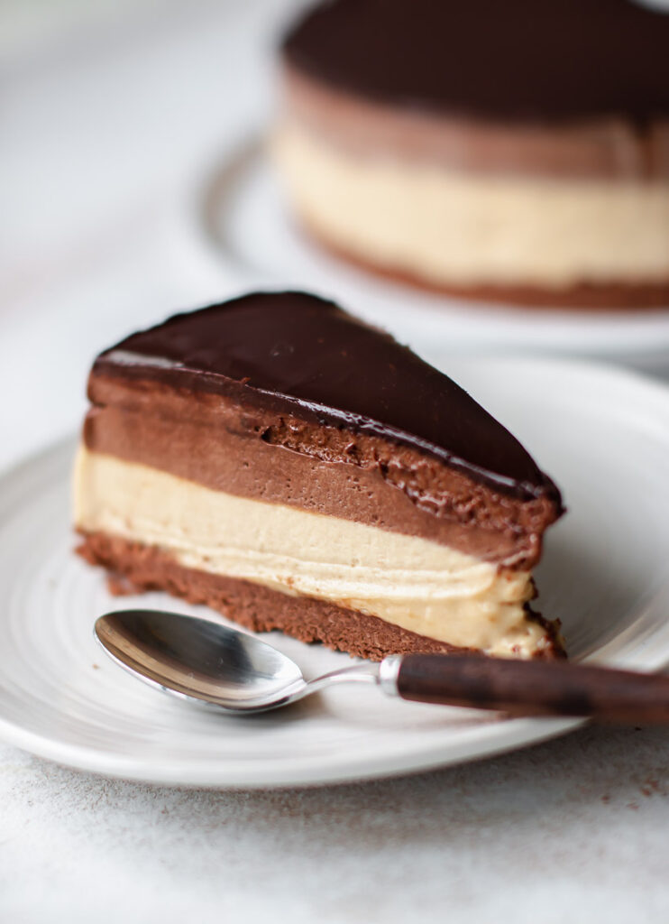 chocolate peanut butter mousse cake