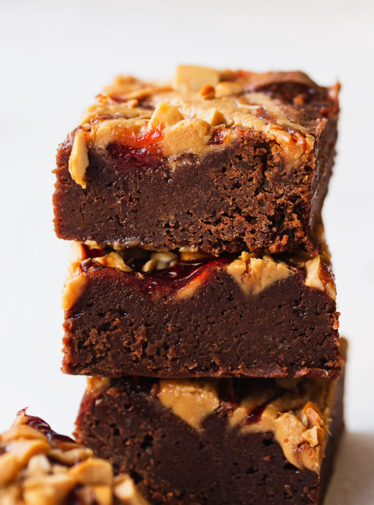 pb+j brownies