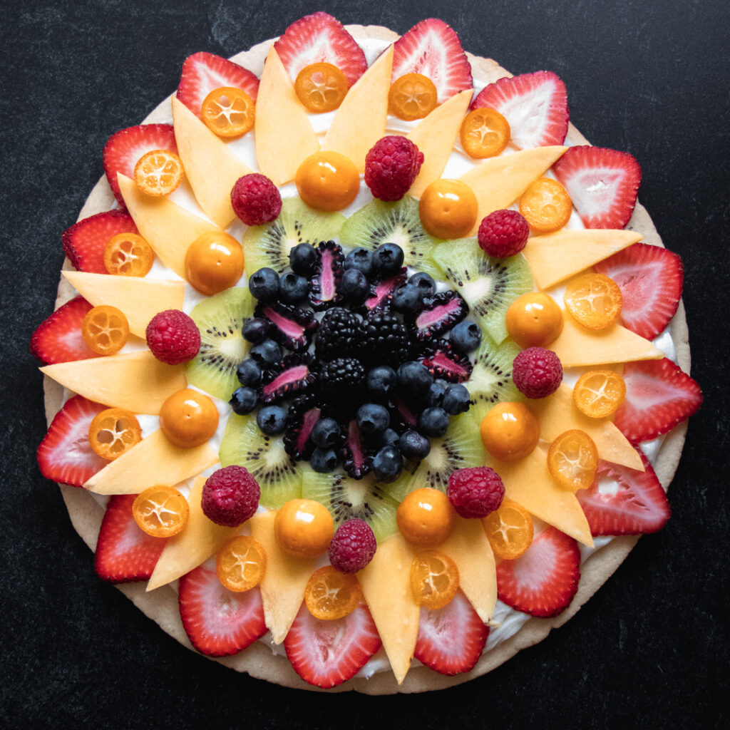 Rainbow Fruit Pizza