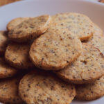 cheddar pecan crackers with chia seeds