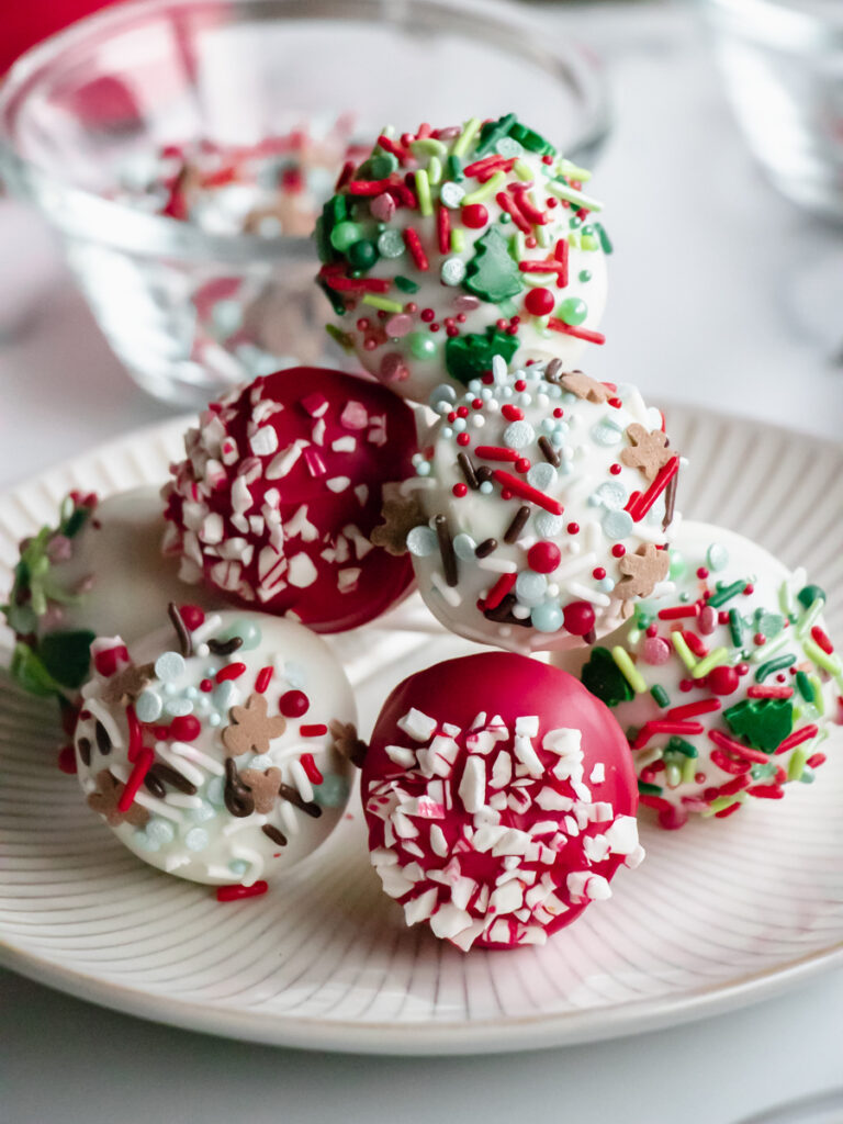 gingerbread cake pops