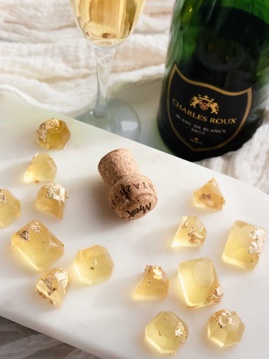 champagne gummy gems