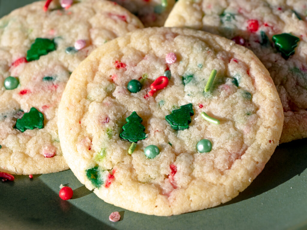 funfetti christmas cookie