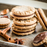 vanilla spiced cookie sandwiches