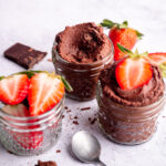 eggless chocolate mousse cups